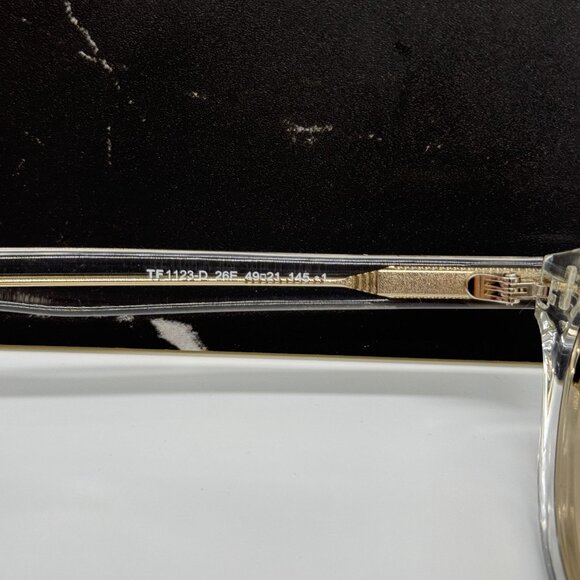 NEW TOM FORD TF1123-D 26E TRANSPARENT/BEIGE WOMEN SUNGLASSES FT1123-D 26E main image 10